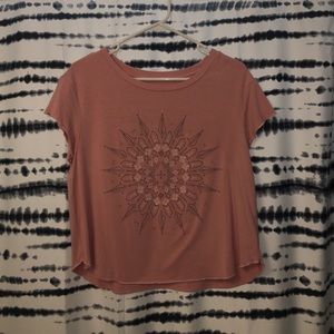 AEO Soft & Sexy Pink Graphic T-Shirt